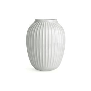 Bílá kameninová váza Kähler Design Hammershoi, výška 25 cm