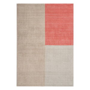 Béžovo-růžový koberec Asiatic Carpets Blox, 120 x 170 cm